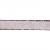 1,5cm x 45metre Kenarı Dikişli Organze Kumaş Kurdela - 8