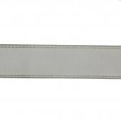 2,5cm x 45metre Kenarı Dikişli Organze Kumaş Kurdela - 8