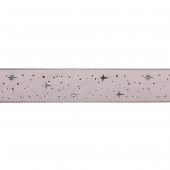 2,5cm x 5metre Parlak Yıldızlı Kumaş Kurdela - 8