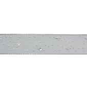 2,5cm x 5metre Parlak Yıldızlı Kumaş Kurdela - 12