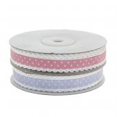 1,5cm x 20metre Puanlı Grogren Kurdela Kenarı Oyalı - 1