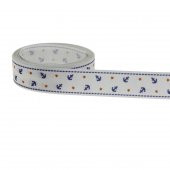 2,5cm x 5metre Kumaş Kurdela Denizci Konsepti - 1