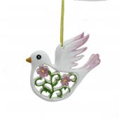 12 Adet 6x5cm Askılı Güvercin Kuş Biblo - 1