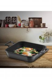 Eda 3 lü granit kare döküm sahan tava seti takımı - 18-20-22 cm - 3