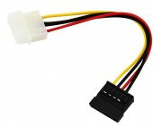 PrimeX PX-4960 PSU Molex Sata Çevirici,  Kasa içi HDD/DVD/SSD 4 pin Molex to Sata Power Güç Kablosu 15 cm - 2
