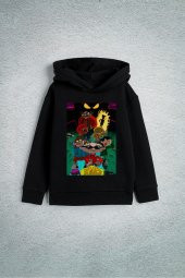 Kod Adı: Afacanlar Özel Tasarım Baskılı Çocuk Kapşonlu Sweatshirt Hoodie - 1