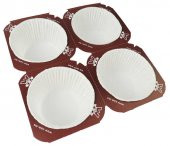 KAP KEK KAPSÜLÜ TRAY MODELİ BEYAZ 4LÜ SET - 2