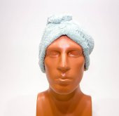 Mikrofiber Saç - Baş Havlusu - Su Yeşili Nabaiji Meridyendukkan - 4