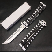 Samurai 25 cm Kelebek Beyaz Siyah Knives And Weapons - 1