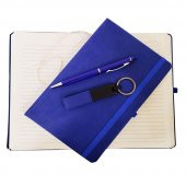 Deri Defter Anahtarlık Tükenmez Kalem - 1