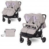 Lorelli Duo Yan Yana İkiz Bebek Arabası - 11