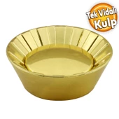Alita Düğme Mobilya Mutfak Dolap Dolabı Çekmece Kulpu Kulbu Plastik Gold Altın Tek Vidalı Kulpları thumbnail 1