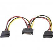 PrimeX PX-4426 Sata to Sata Çoklayıcı , Sata Pin Dişi-2 Port Sata Erkek Çoklayıcı, Sata Y Kablo Splitter Hdd Bağlantı Kablosu - 1