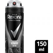 Rexona Men Erkek Sprey Deodorant Natural Fresh Kömür Detox 150 ML 1 Adet-8690637946943 - 1