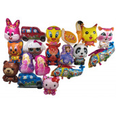 Doraemon Araba Büyük Boy 40cm 60cm Folyo Balon Helyum  No7 - 2