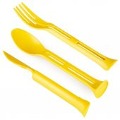 Evolite Combo 3 in 1 Çatal Kaşık Set (SARI) - 4