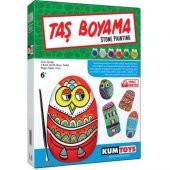KUMTOYS TAS BOYAMA SETI+BOYA+FIRCA(KM5307) - 1