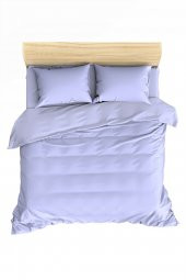 Makiteks 100 Pamuklu Açık Mavi Çift Kişilik Nevresim ve Yastık Kılıfı Seti - 200x220 + 2*(50x70) - 1