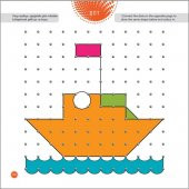 4+ Yaş LEVEL-1 (DOT-PAINT-DRAW) IQ Dikkat Ve Yetenek Geliştiren Kitaplar Serisi thumbnail 3