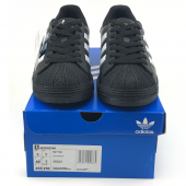 Adidas Superstar Ayakkabı Siyah Beyaz - 4