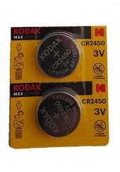 Pil Cr 2450 Baskül Pili Tartı Pili Terazi Bios Para Pili Kumanda Pili 1 Paket 2 Li Cr2450 Pil - 2