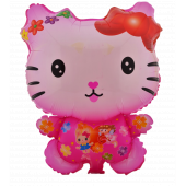 Hello Kitty 3 Adet Büyük Boy 43cmx55cm Folyo Balon Helyum No12 - 2