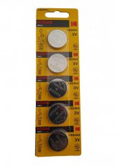 Pil Cr 2450 Baskül Pili Tartı Pili Terazi Bios Para Pili Kumanda Pili 1 Paket 5 Li Cr2450 Pil - 2