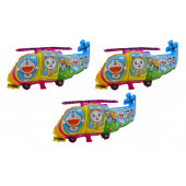 Doraemon Helikopter Pembe 3 Adet Büyük Boy 40cmx68cm Folyo Balon Helyum No13 - 1