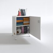 Kenzlife kilitli dolap rana29 byz 47*29*29 banyo dolabı hazır mutfak ofis kiler kitaplık evrak ayaklı - 4