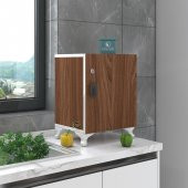 Kenzlife kilitli dolap rana29 cvz 47*29*29 banyo dolabı hazır mutfak ofis kiler kitaplık evrak ayaklı - 5