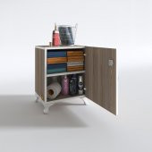 Kenzlife kilitli dolap rana29 crd 47*29*29 banyo dolabı hazır mutfak ofis kiler kitaplık evrak ayaklı - 4