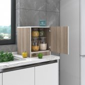 Kenzlife kapaklı mutfak dolabı melek39 crd 039x039x39 banyo ofis komodin (m) - 1