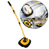 Coofbe Teleskopik Saplı Ayarlanabilir Kuru Islak Araç Yıkama Fırçası Oto Yıkama Paspası Yumuşak Bez - 1