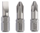Bosch - 3 Parçalı Extra Hard Serisi Vidalama Ucu Seti PH2/PZ2/SL1,0*25 mm - 1