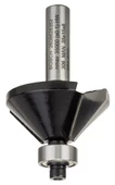Bosch - Standard Seri Ahşap İçin Çift Oluklu, Sert Metal Bilya Yataklı Pah Açma Frezesi 8*11*45 mm - 1