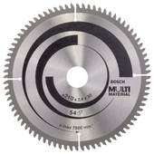 Bosch - Standard for Serisi Çoklu Malzeme için Daire Testere Bıçağı 210*30 mm 80 Diş - 1