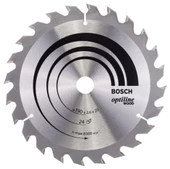 Bosch - Optiline Serisi Ahşap için Daire Testere Bıçağı 190*20/16 mm 24 Diş - 1