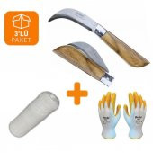 Bayram Bağ Aşı Bıçağı Paslanmaz 20 cm No:2 (3lü Aşılama Paketi) - 1