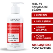 NEDOX Inceltici, Sıkılaştırıcı, Selülit Karşıtı, Vücut Şekillendirici Jel 250 ml - 3