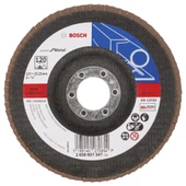 Bosch - 125 mm 120 Kum Expert Serisi Metal Flap Disk - 1