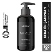NEDOX Yıpranmış Saçlar Için Keratinli Saç Bakım Şampuanı 500 ml - 1