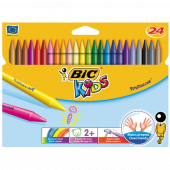 Bic Pastel Boya Plastidecor Karton Kutu Yuvarlak 24 Renk 829772 - 1