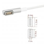 Polham 100W 1.8 Metre Type C to Magsafe 1 (L-Tip) Şarj Kablosu, Apple Macbook Pro, Air Şarj Kablosu - 4