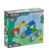 Build Technic Set, 72 Parça Tak-Sök Makaslı Vinç Block Yapı Seti - 3