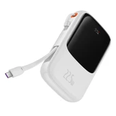 BASEUS Type-C Kablolu 22.5W 10000mAh Dijital Göstergeli Powerbank, PD Type C Hızlı Şarj Uyum - 7