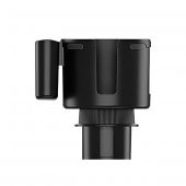 Polham 360 Derece Dönebilen Elastik Kaydırmaz Sessiz Araç İçi Kulplu Bardak ve Telefon Tutucu - 4