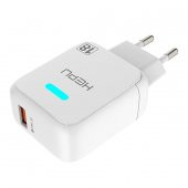 HEPU HP618T QC3.0 18W Seyahat Şarj Aleti USB-Type-C Kablo Set - 5