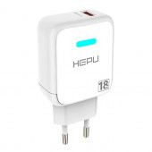 HEPU HP618T QC3.0 18W Seyahat Şarj Aleti USB-Type-C Kablo Set - 7