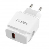 HEPU HP617T 2.1A Seyahat Şarj Aleti USB-Type-C Kablo Set - 5