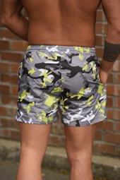 Hızlı Kuruyan Midi Boy Kamuflaj Baskılı Deniz Şortu thumbnail 6